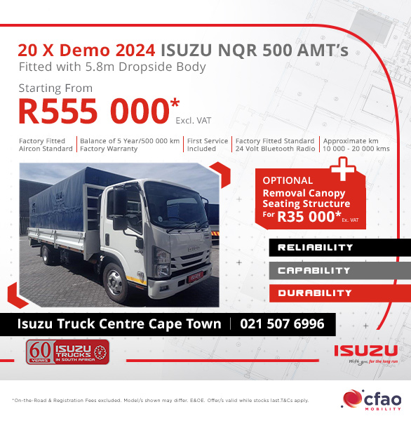 2024 Isuzu NQR Demo models From R555 000